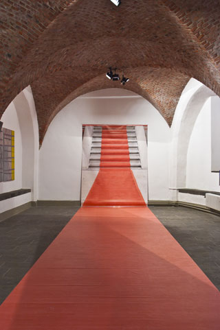 Roter Teppich im Mittelrhein-Museum Koblenz